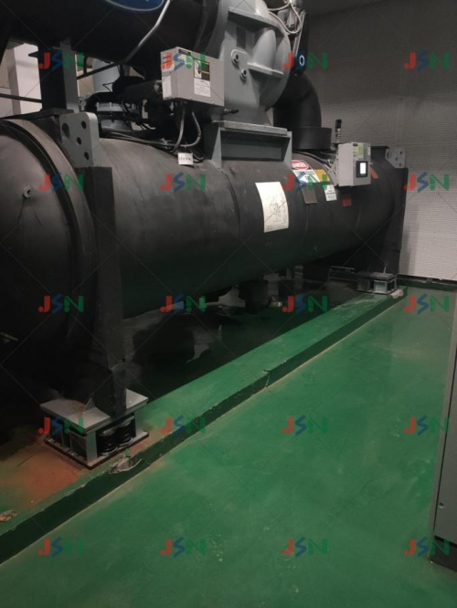 吴江金诺减震器--工商银行空调水泵机房震动噪音是如何解决的