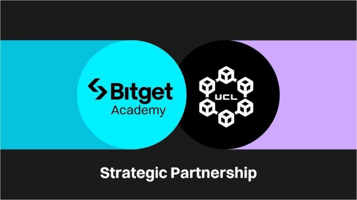 Bitget 宣布与伦敦大学学院（UCL）达成教育合作，携手培育新兴人才