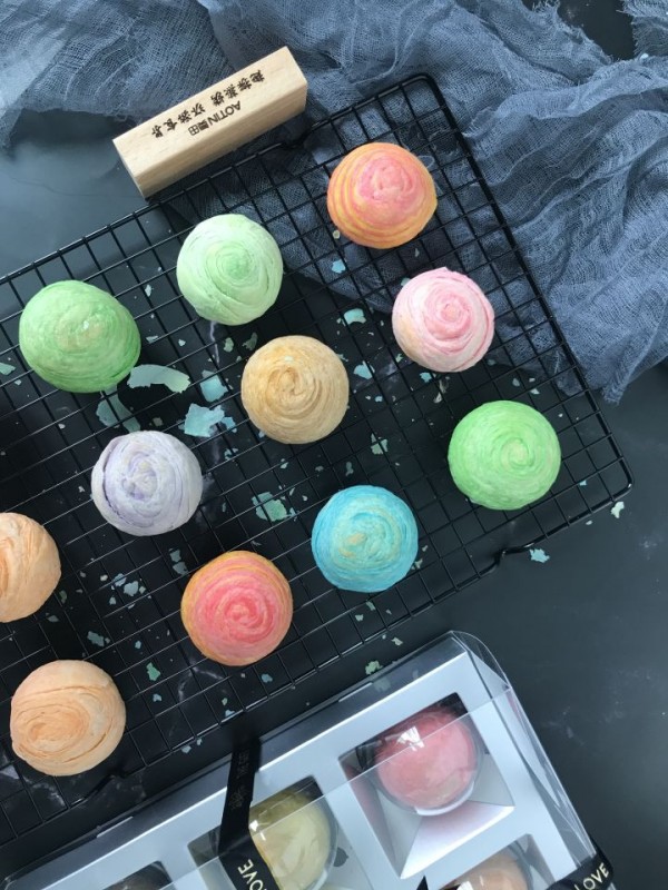 奥田蒸烤一体集成灶美食教程，中秋星空蛋黄酥 