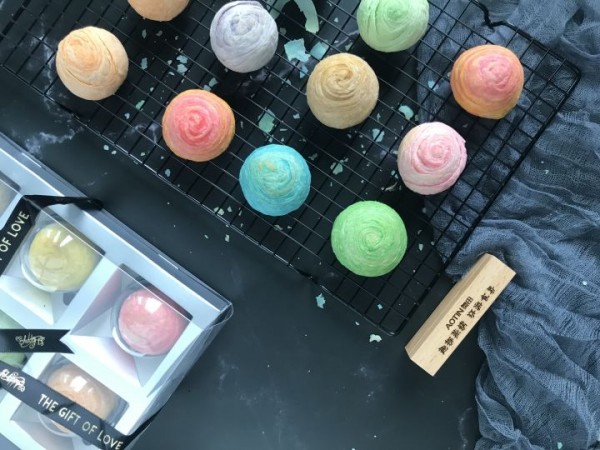 奥田蒸烤一体集成灶美食教程，中秋星空蛋黄酥 