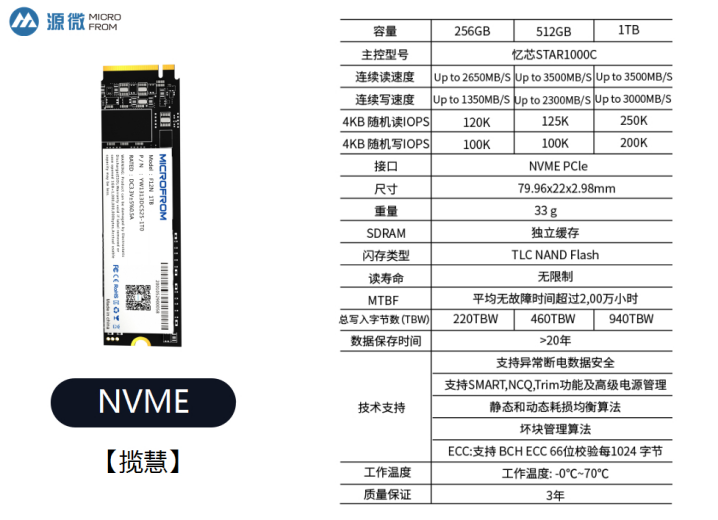 【源微MICROFROM】：游戏发烧友的专享SSD