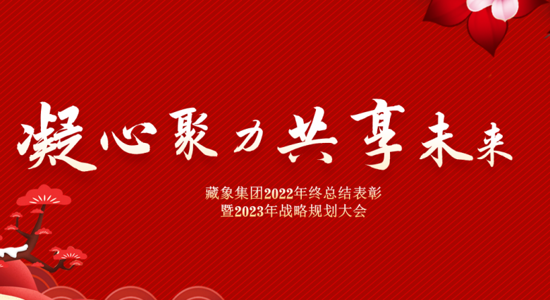 凝心聚力 共享未来：藏象集团2022年终总结表彰暨2023年战略规划大会