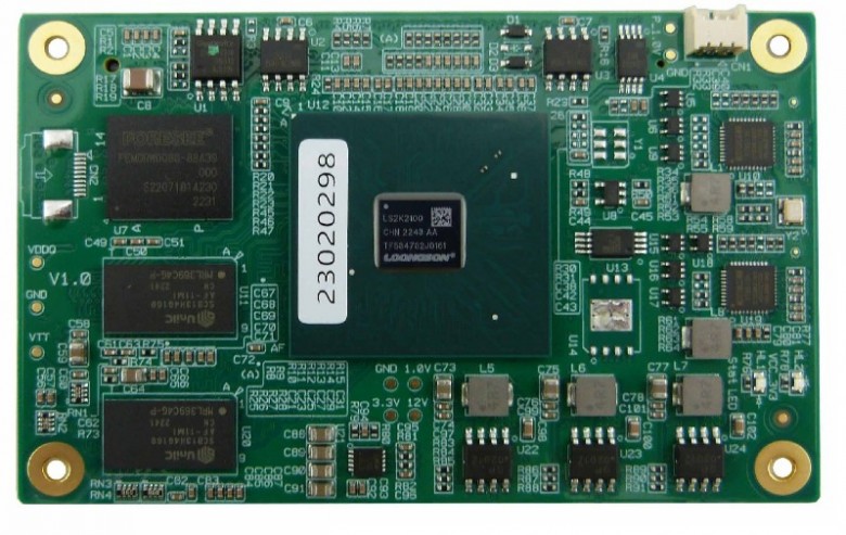 眾達科技推出龍芯2K1500全國產化處理器模塊