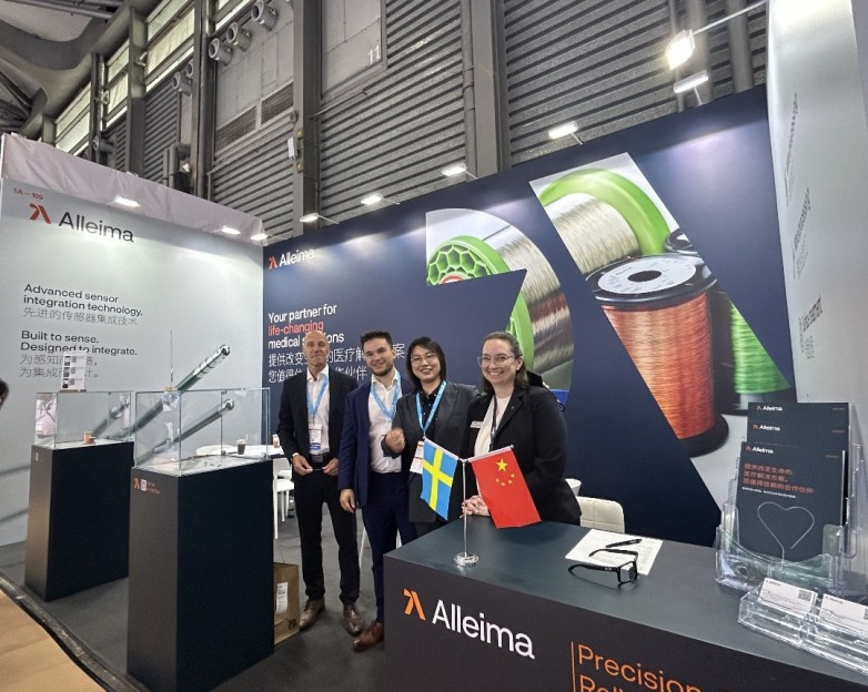 赋能医疗器械智能化创新，Alleima Medical合瑞迈医疗携先进传感器集成技术亮相Medtec China 2026